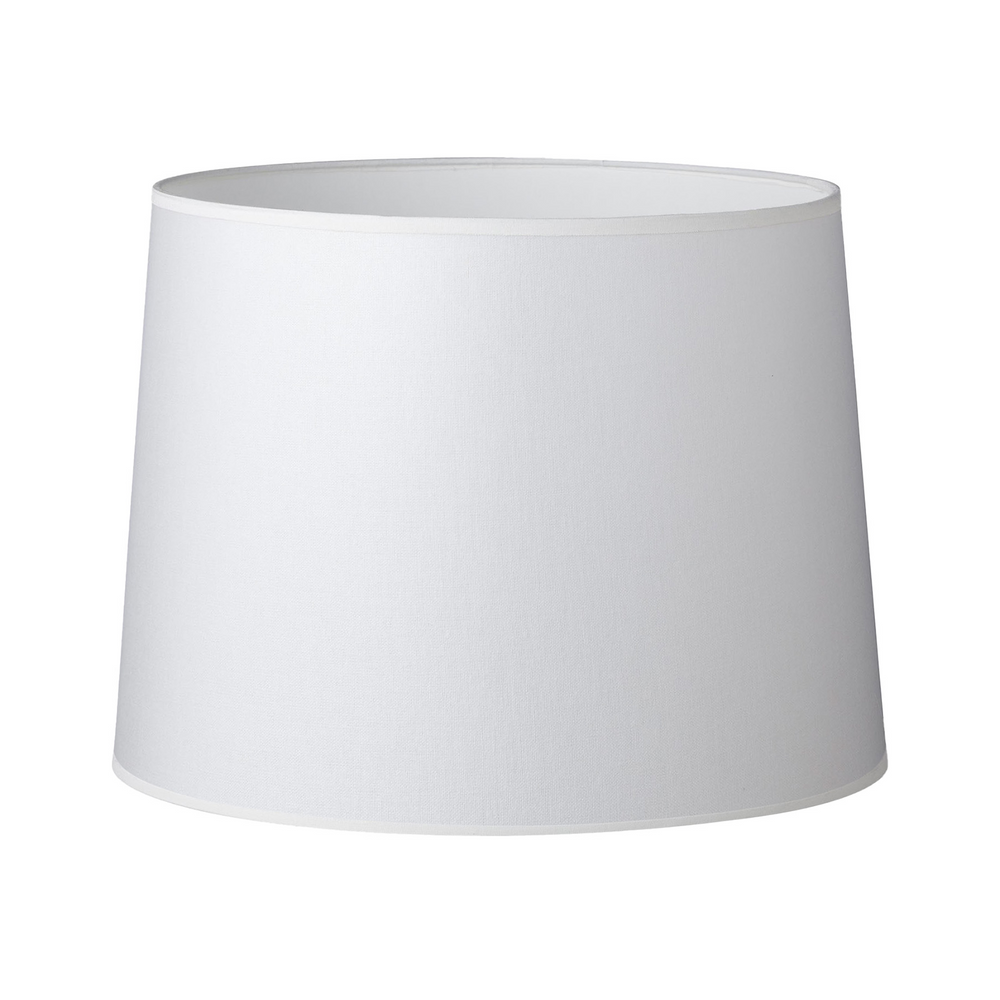 41CM White Basic Tapered Lamp Shade