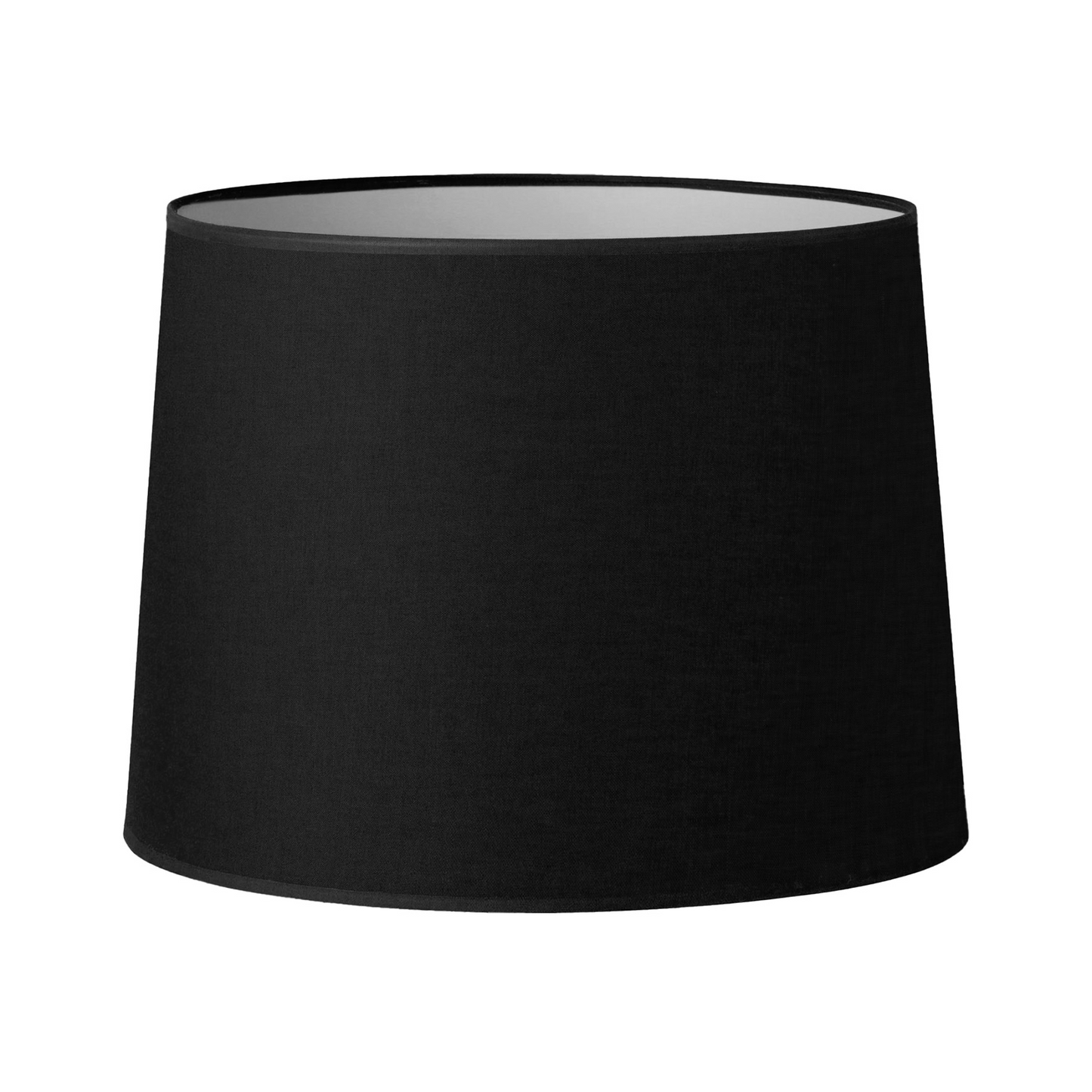 41CM Black Linen Basic Tapered Lamp Shade