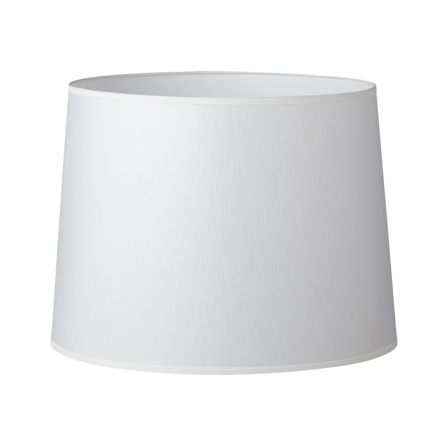 41CM White Linen Basic Tapered Lamp Shade