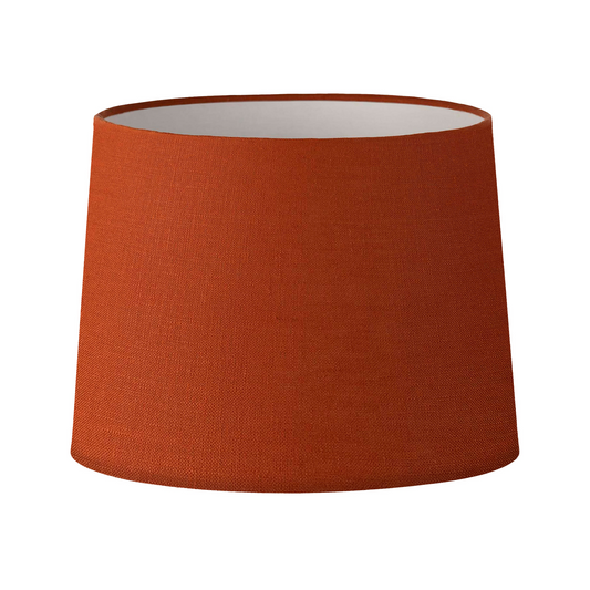 41CM Paprika Linen Basic Tapered Lamp Shade