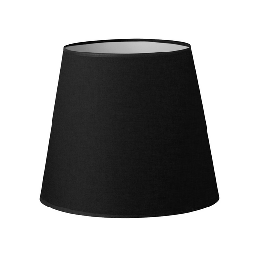 51CM Black Linen A-Line Tapered lamp shade