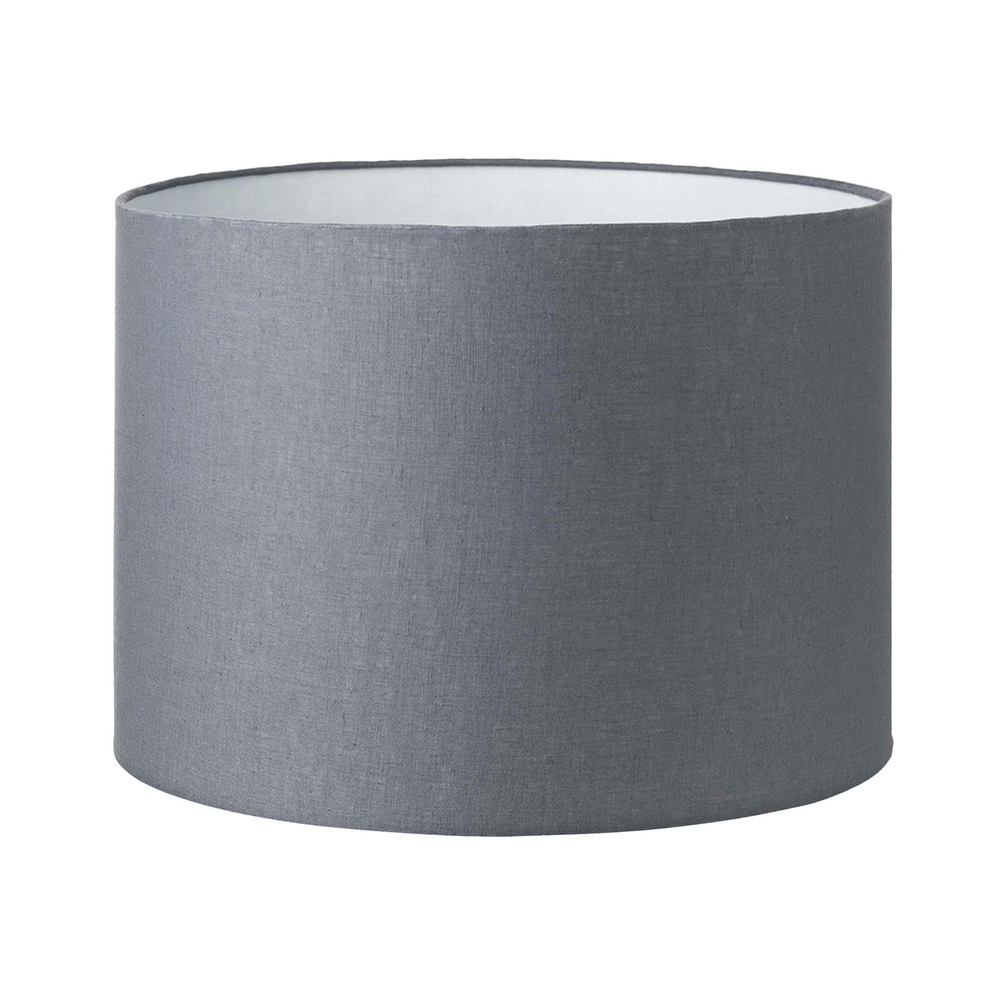 41CM Slate Linen Cylinder Lamp Shade