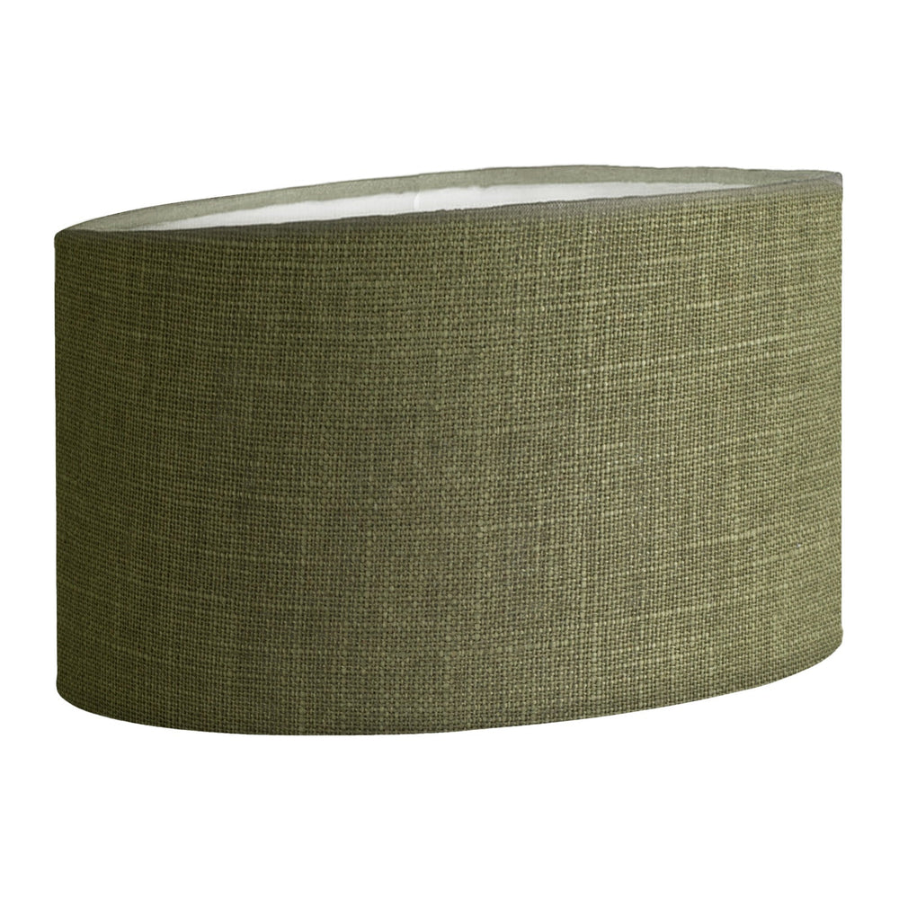 46CM Moss Linen Oval Lamp Shade