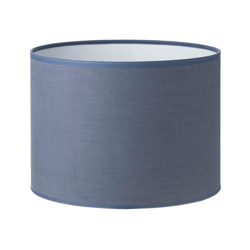 46CM Blue Stone Linen Cylinder Lamp Shade