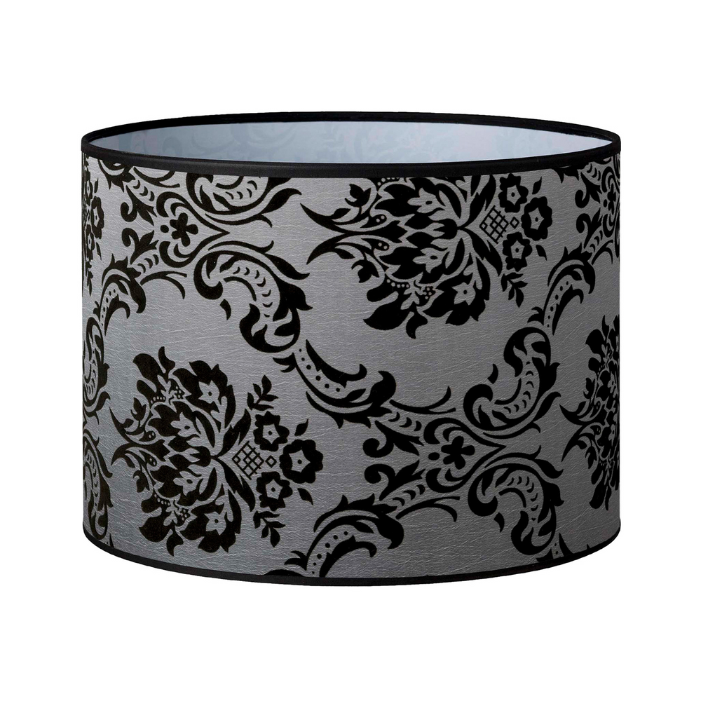 46CM Floral Linen Cylinder Lamp Shade