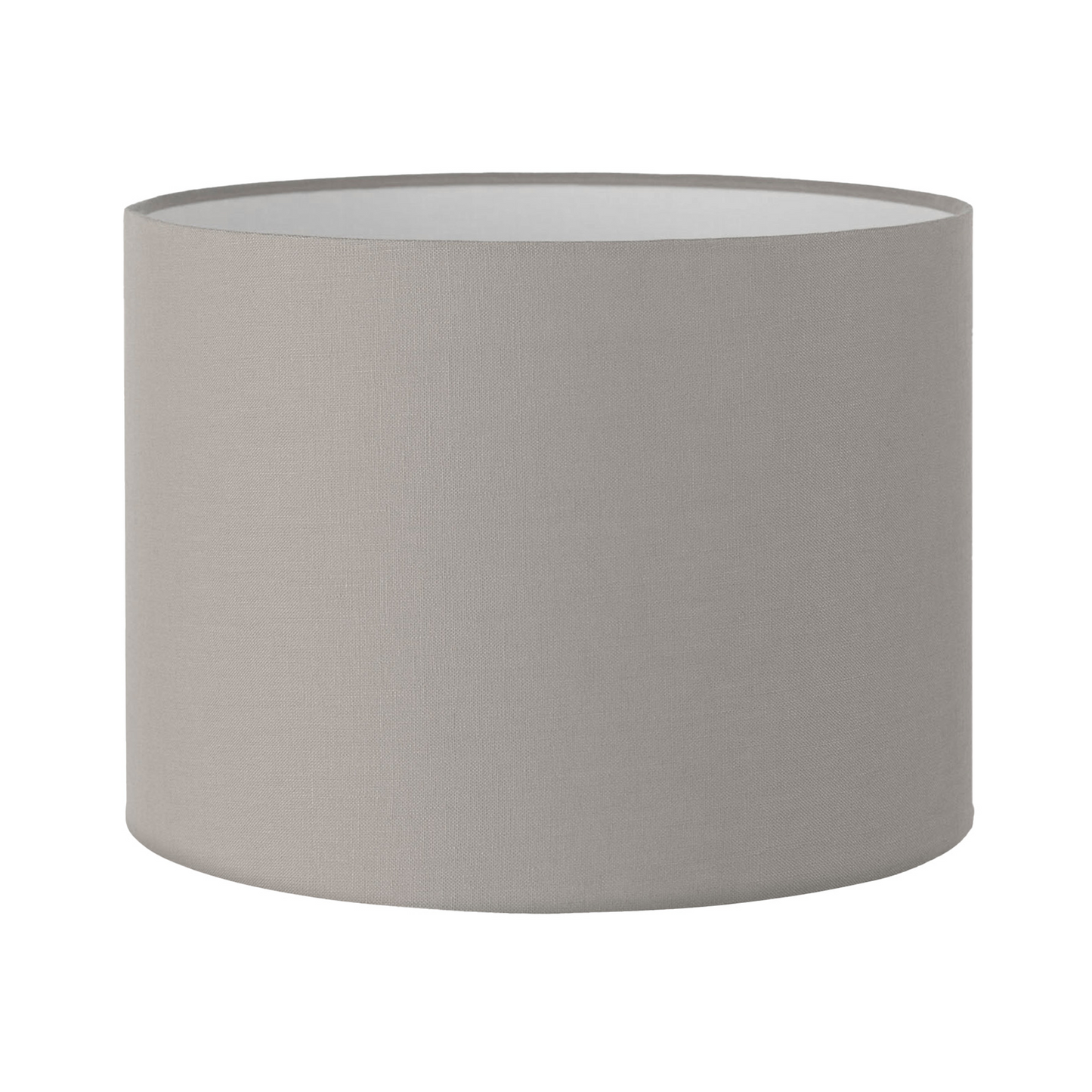 46CM Silver Linen Cylinder Lamp Shade