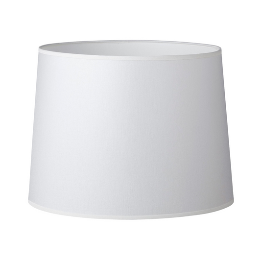 51CM White Linen Basic Tapered Lamp Shade