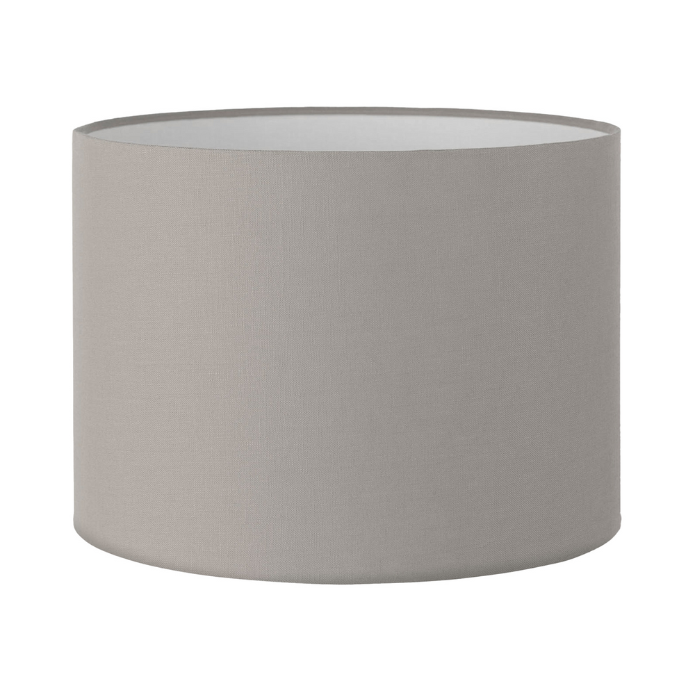 51CM Silver Linen Cylinder Lamp Shade