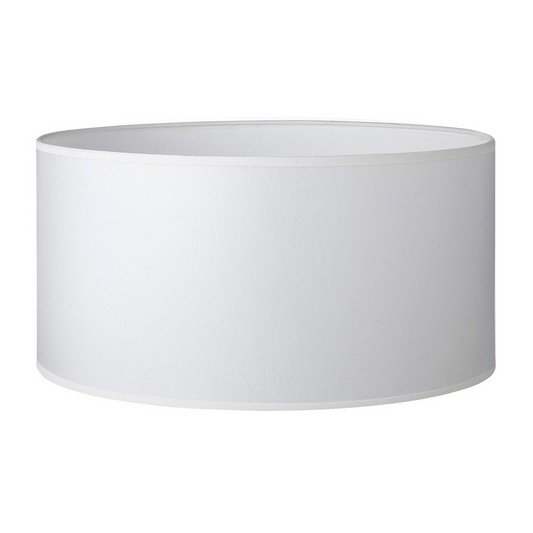 61CM White Linen Cylinder Lamp Shade