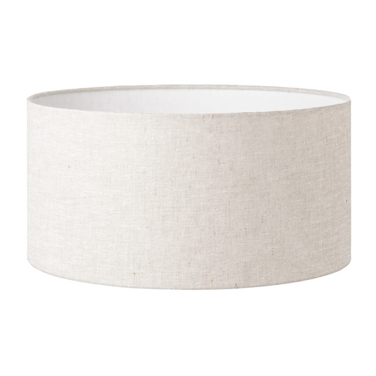 61CM Oatmeal Linen Cylinder Lamp Shade