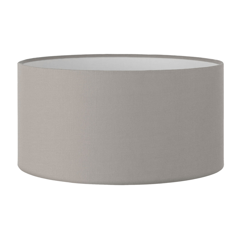 61CM Silver Linen Cylinder Lamp Shade